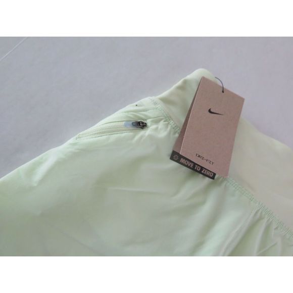 Nike CZ9580 303 Women's Sz XS Lime Ice Eclipse High Waist Running Shorts - Picture 5 of 7